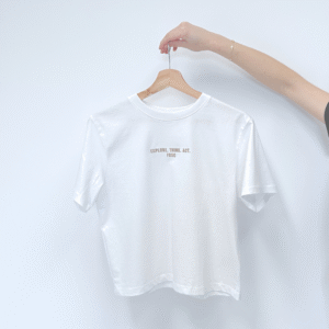 Koszulka biała damska z napisem