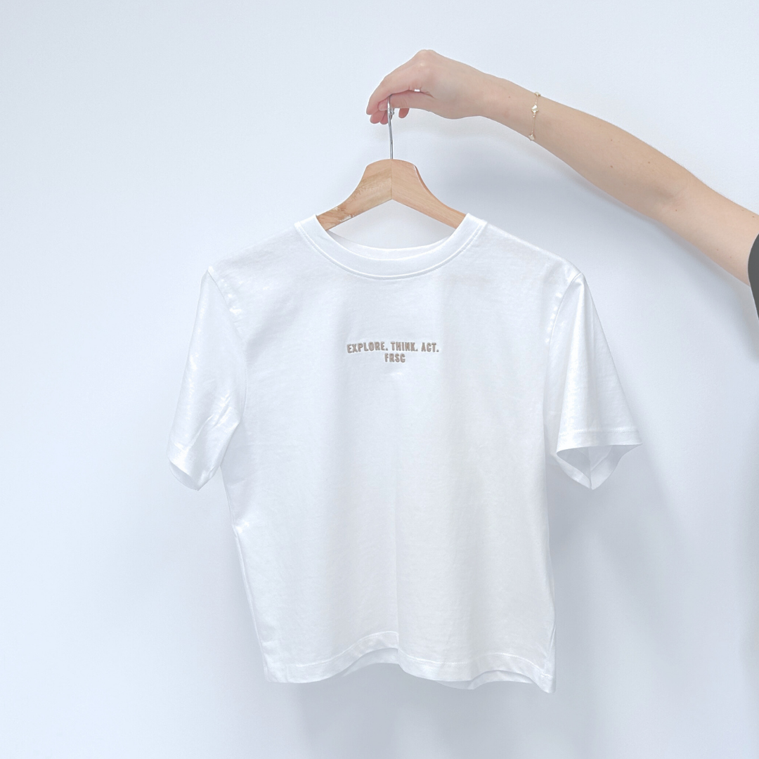 Koszulka biała damska z napisem